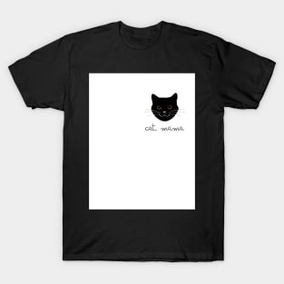 Cat Mama Cat Design White T-Shirt